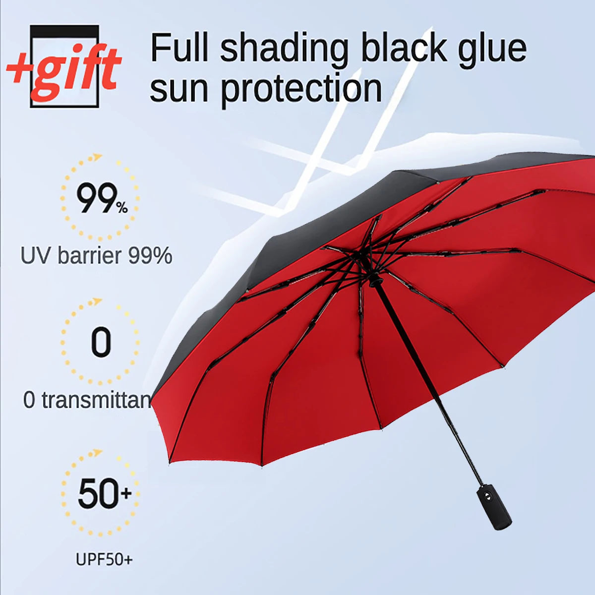 Windproof Double Layer Fully Automatic Folding Umbrella Windproof Auto Umbrella Qst