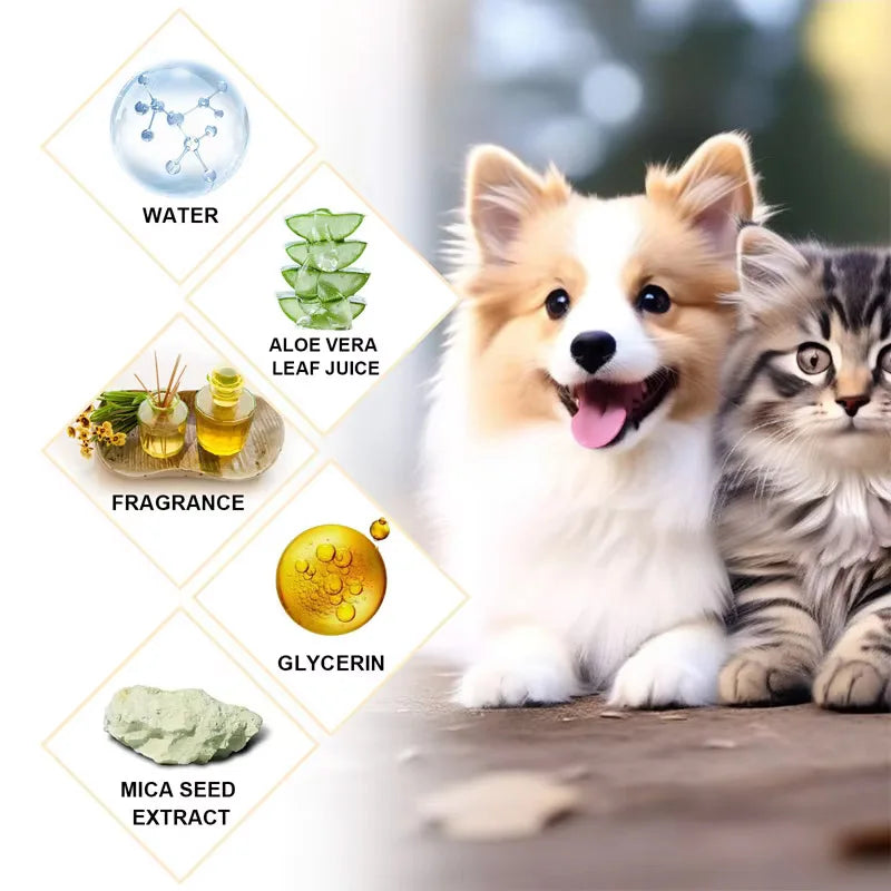 Qme Gentle Pet Shampoo for Cats & Dogs – Soft & Tangle-Free Pet Grooming Shampoo Qme