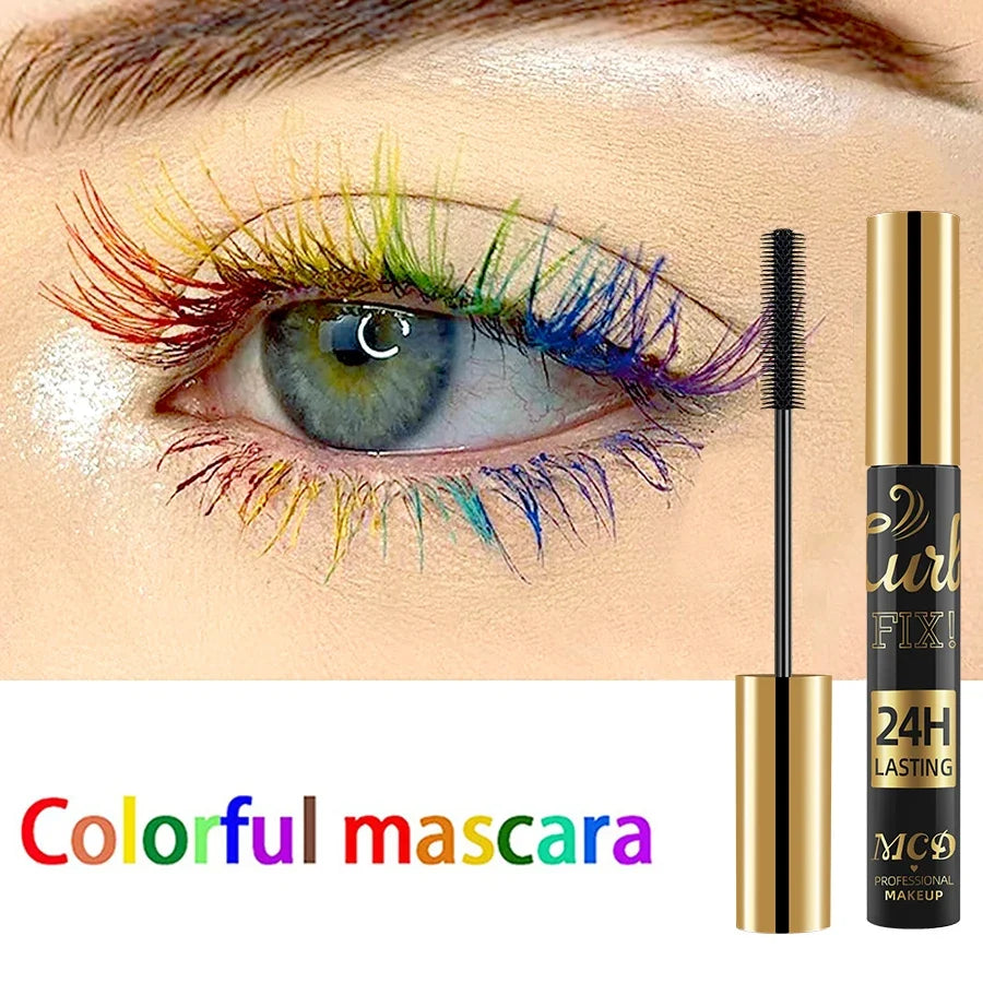 5D Waterproof Mascara – 9 Colors, Curl & Long-Lasting Ink Waterproof Mascara Qme