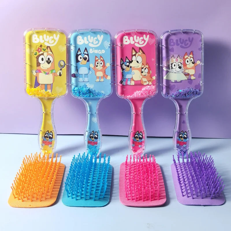 Hello Kitty Kuromi Cushioned Long-Handle Hair Comb Cushioned Hair Comb Qme
