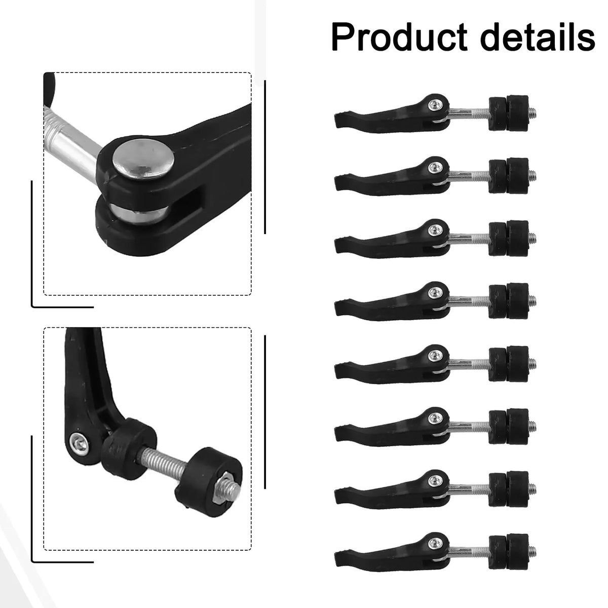 Lawn Mower Handle Knob Nut Bolt Quick Press Screw 8-Pack Mower Hardware Knob Qme
