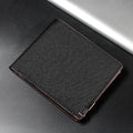 Men's Denim Leather Money Clip Wallet | Multi-functional Money Clip Wallet Qme Black