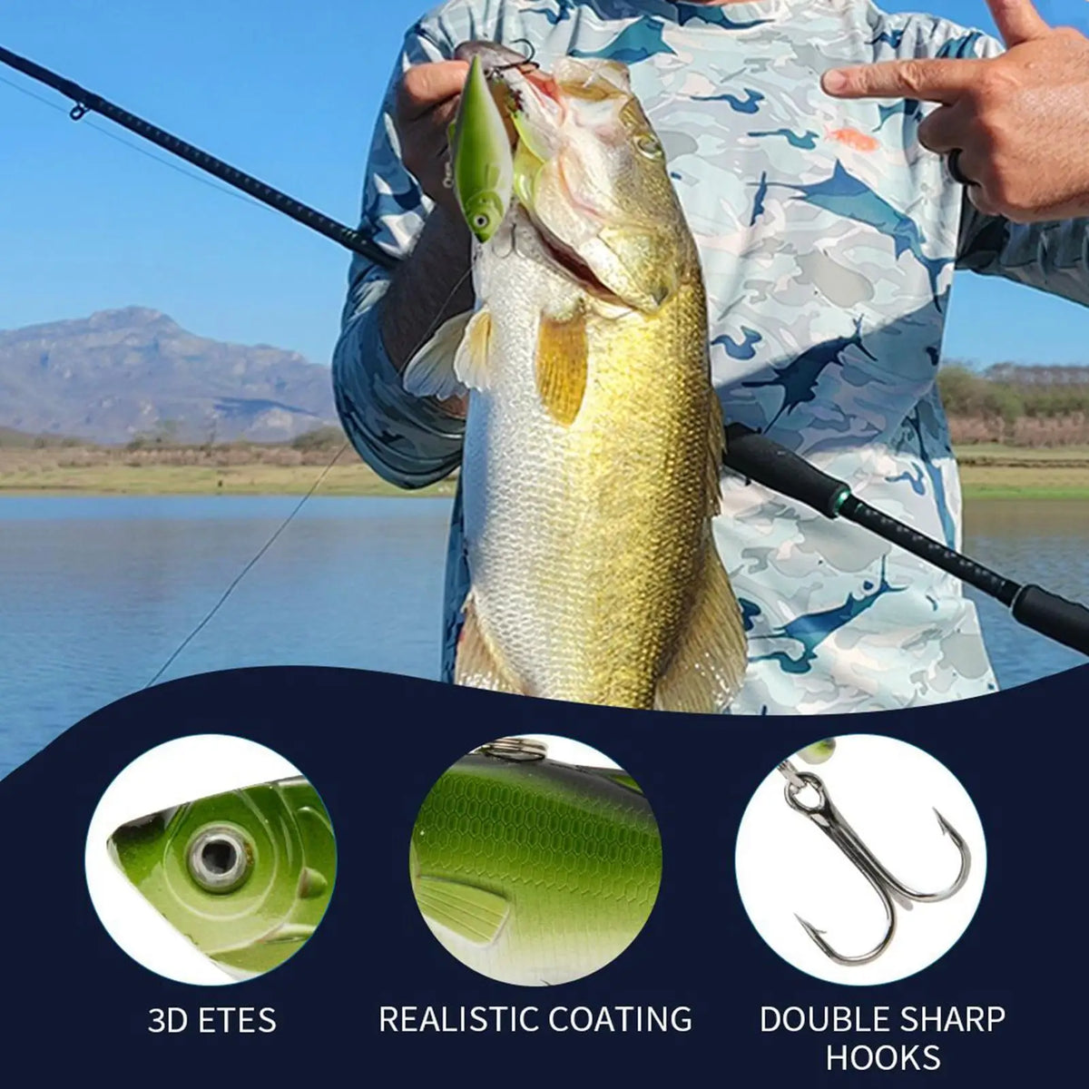 24-Day Fishing Lure Advent Calendar – Christmas Countdown Gift Fishing Advent Calendar Qme