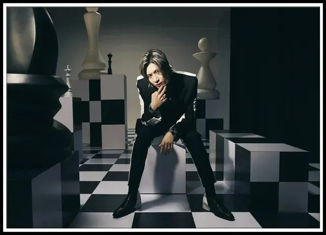 Taemin Album Canvas Wall Art – Mosaic Poster Print Canvas Wall Art Qst 13 40x60cm Unframed