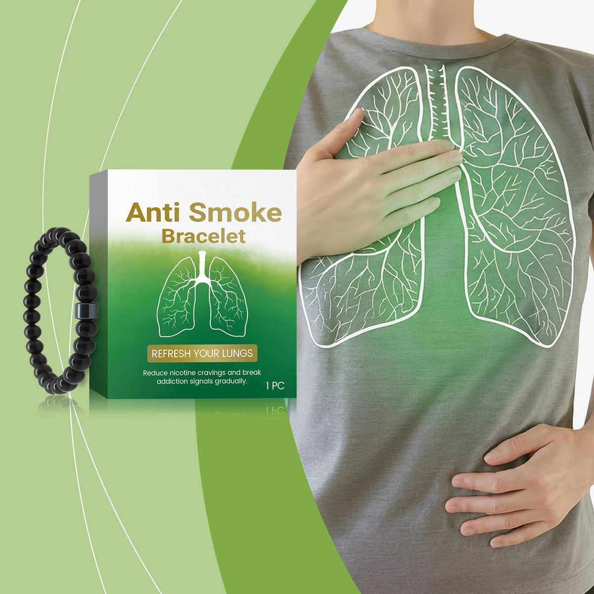 Magnetic Quit Smoking Arm Band – Smoking Cessation Aid Smoking Cessation Band Qst