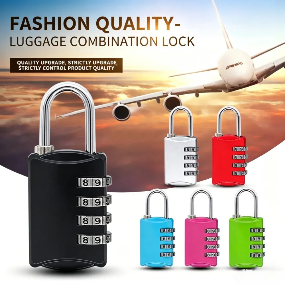 Zinc Alloy Combination Padlock – Gym, School & Toolbox Combination Padlock Qme Blue-1pc