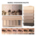 Lakerain 6-Color Eyeshadow Palette – Nude Smokey Matte & Highlight Eyeshadow Palette Qst multicolor