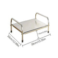Stainless Steel Floor-Mounted Induction Cooker Rack 39×33cm Cooker Rack Stand Qme Silver 1PC