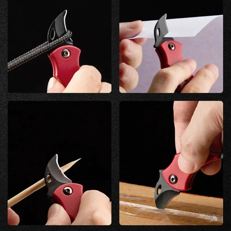 Mini Folding Kitchen Knife – Stainless Steel Utility Chef Blade Folding Kitchen Knife Qst