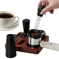7-Piece Universal Coffee Tamping Station & Distribution Tool Set Coffee Tamping Set Qme 51mm China Mainland
