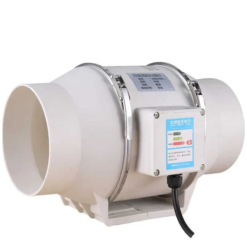 ZARTSEN Quiet Inline Duct Fan – Bathroom & Kitchen Ventilation Inline Exhaust Fan Qst