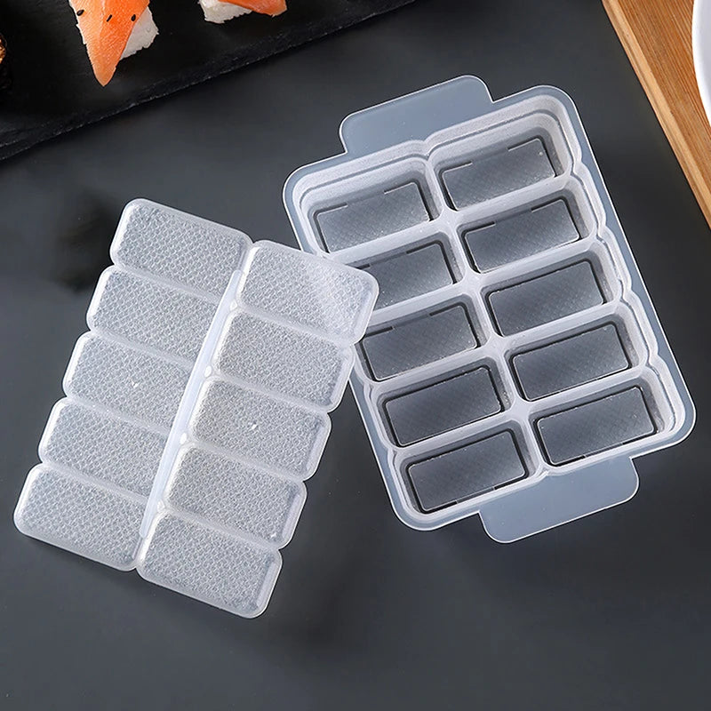 Clear Onigiri Rice Ball Mold – 5 & 10 Grid Sushi Mold Sushi Rice Mold Qst