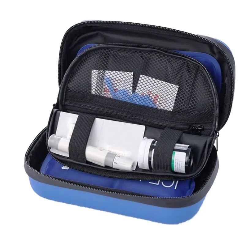Waterproof Insulin Cooling Travel Case with LCD Display Medication Cooling Case Qst