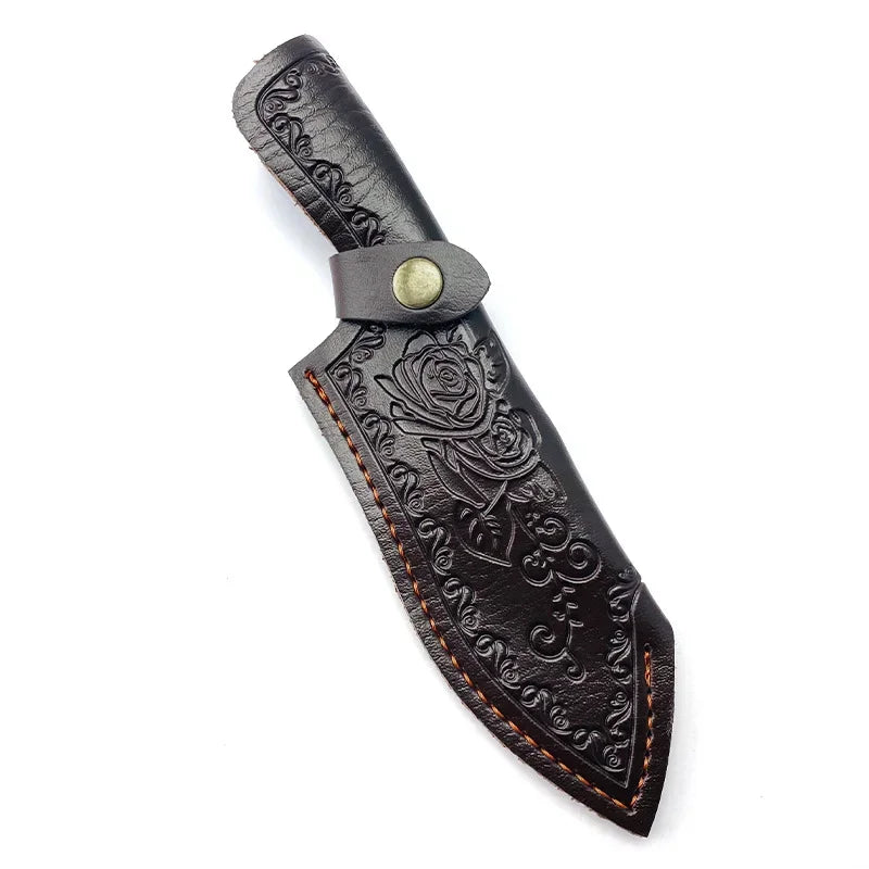 Swayboo PU Leather Knife Sheath for Fixed Blade – Camping Knife Sheath Qst
