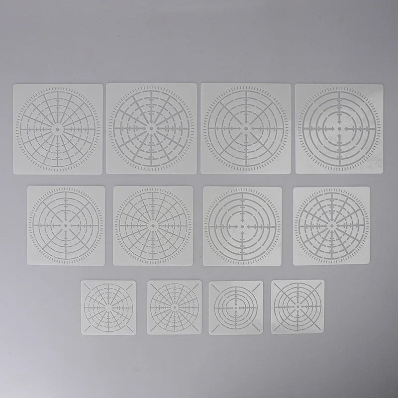Reusable Mandala Dotting Painting Stencils Templates – 12pcs Craft Stencil Set Qme 12pcs