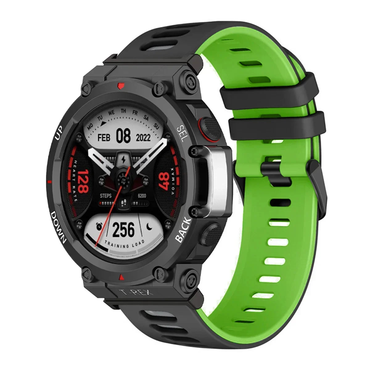 Silicone Sport Watch Band for Amazfit T-Rex 3/2/Pro – 17 Colors Silicone Watch Band Qme BGr Amazfit T-Rex 2Ultra