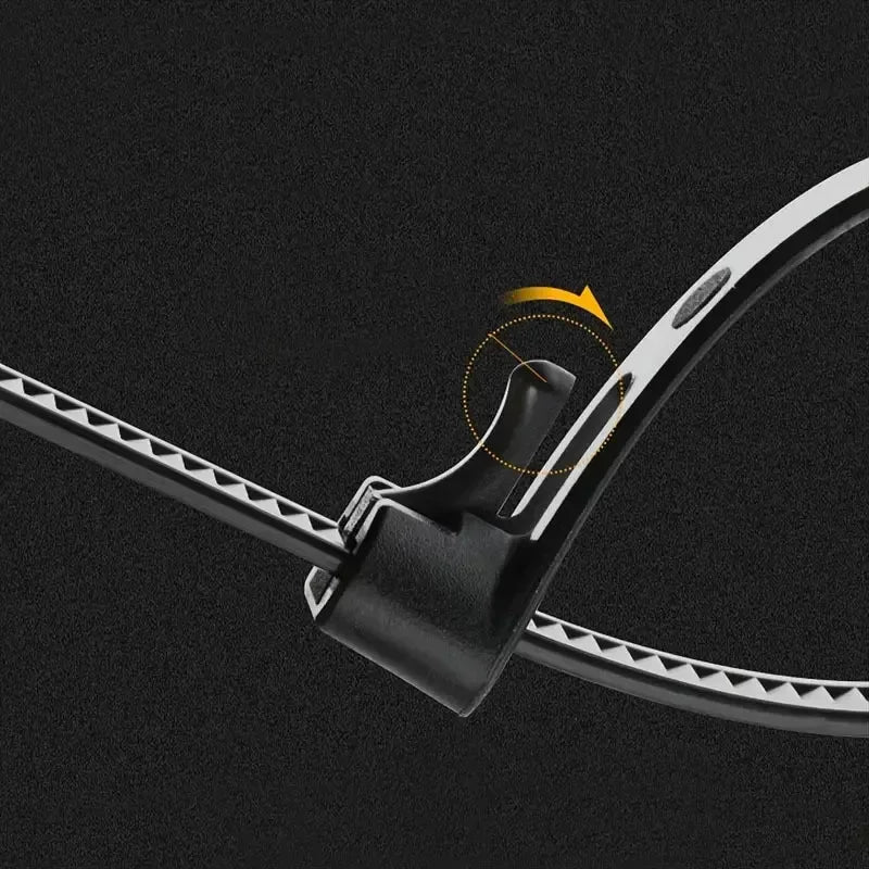 Reusable Detachable Heavy-Duty Plastic Zip Ties | Qme Reusable Cable Ties Qme