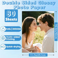 A3 Double-Sided Glossy Photo Paper 200gsm | Inkjet Printer Glossy Photo Paper Qme M-A3-DSG-80