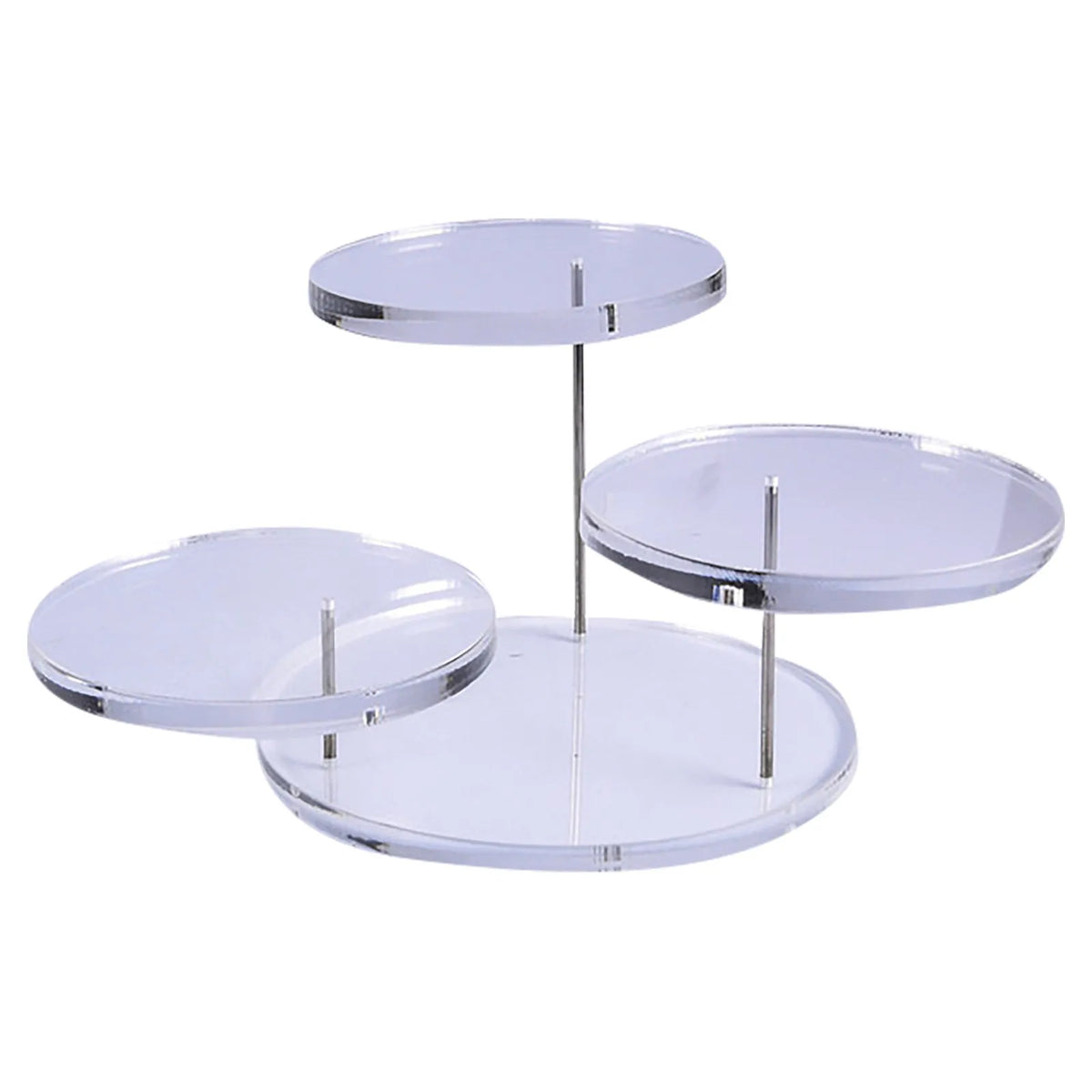 Clear Acrylic Multi-Tier Cupcake Tower Stand – 12 Tray Display Cupcake Tower Stand Qme C