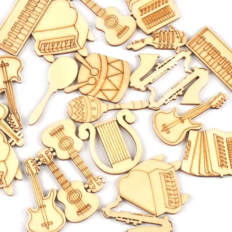 Cute Animal & Insect Wooden DIY Craft Decorations | Mixed Set Wooden Craft Decorations Qme
