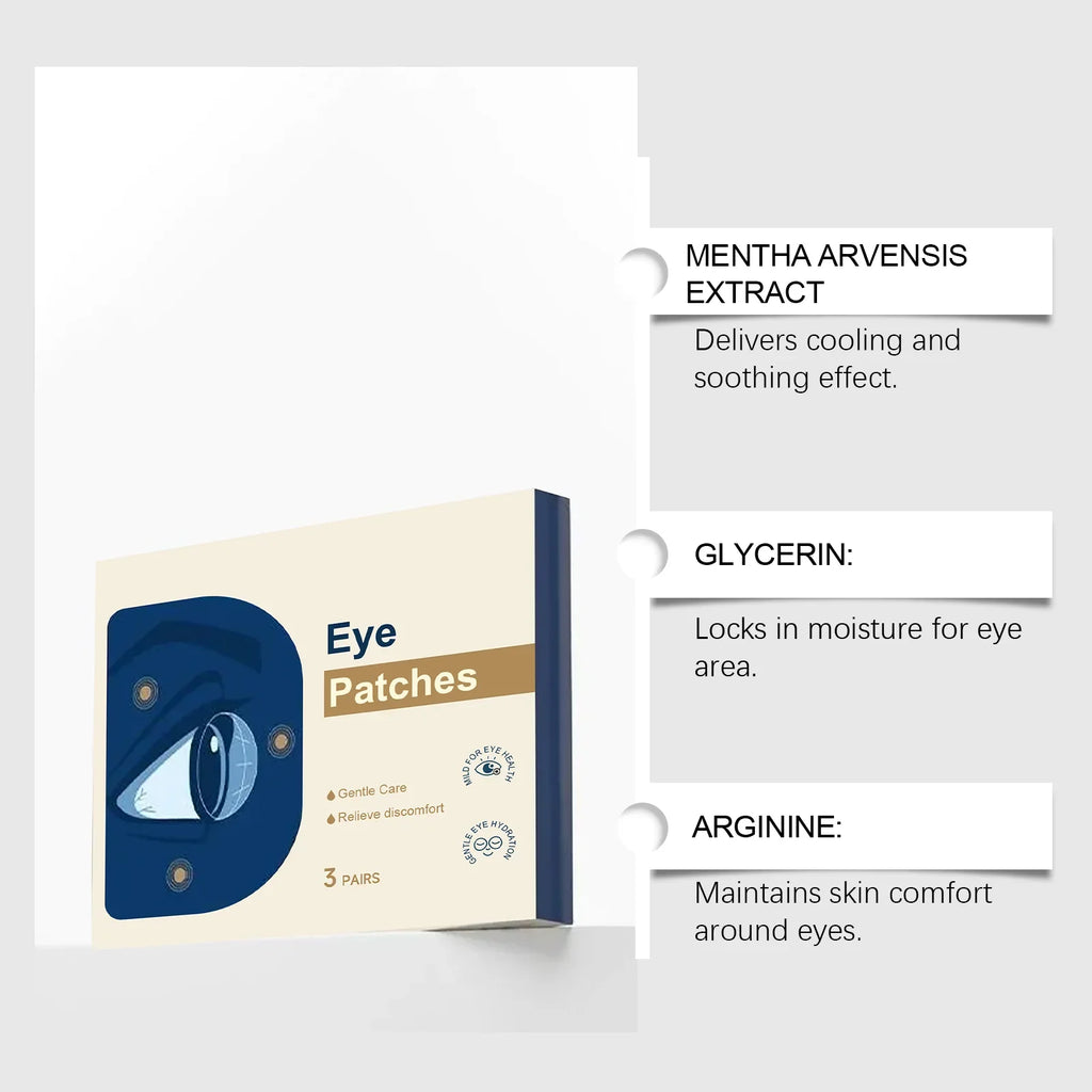 Cooling Hydrating Under-Eye Gel Patches | Deep Moisture Mask Under-Eye Gel Patches Qme