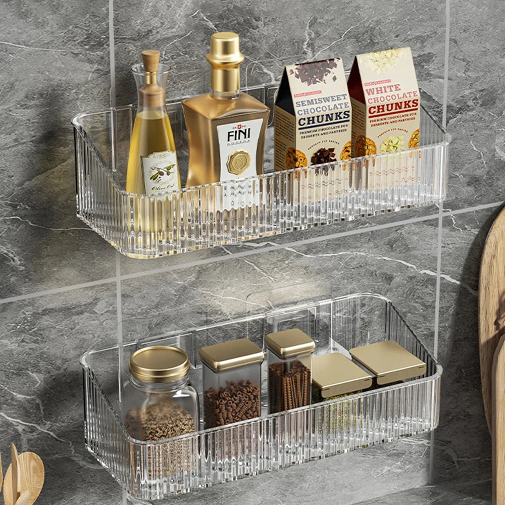 Wall Mounted Bathroom Storage Rack & Organizer Basket Bathroom Storage Rack Qme