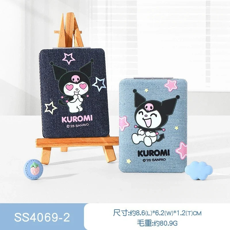 Hello Kitty Kuromi Compact Travel Makeup Mirror – 8 Colors Compact Travel Mirror Qme