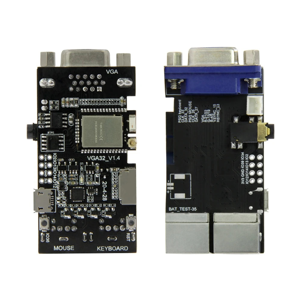 VGA32 V1.4 PS/2 Controller – Graphics, Game Engine & Terminal Microcontroller Dev Board Qst Default Title