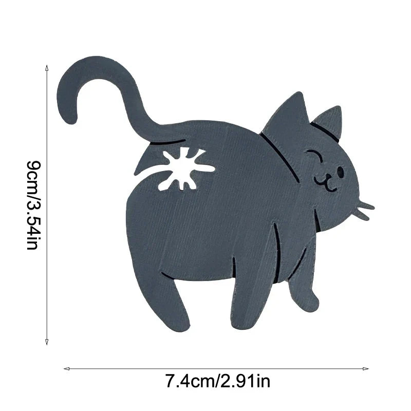 3D Cat Butt Bread Bag Clip – Novelty Snack Sealing Gadget Novelty Bag Clip Qme