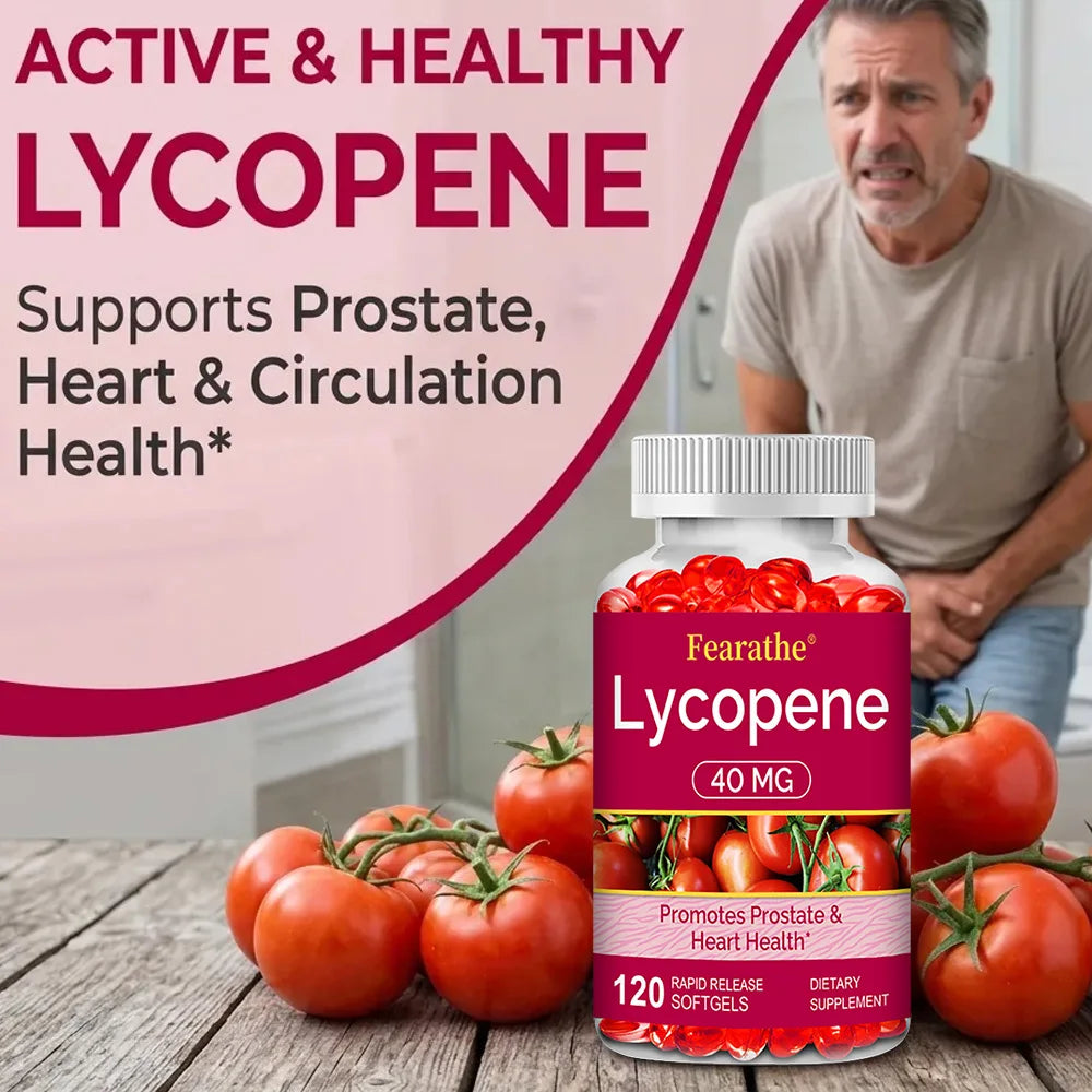 Tecepec Lycopene 40mg – Antioxidant & Immune Capsules Lycopene Supplement Qst