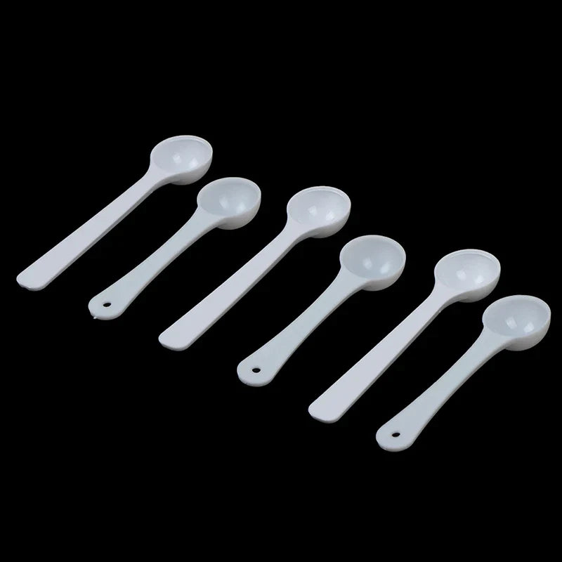 1 Gram Plastic Measuring Scoops & Spoons – Set of 20 Measuring Scoop Set Qme