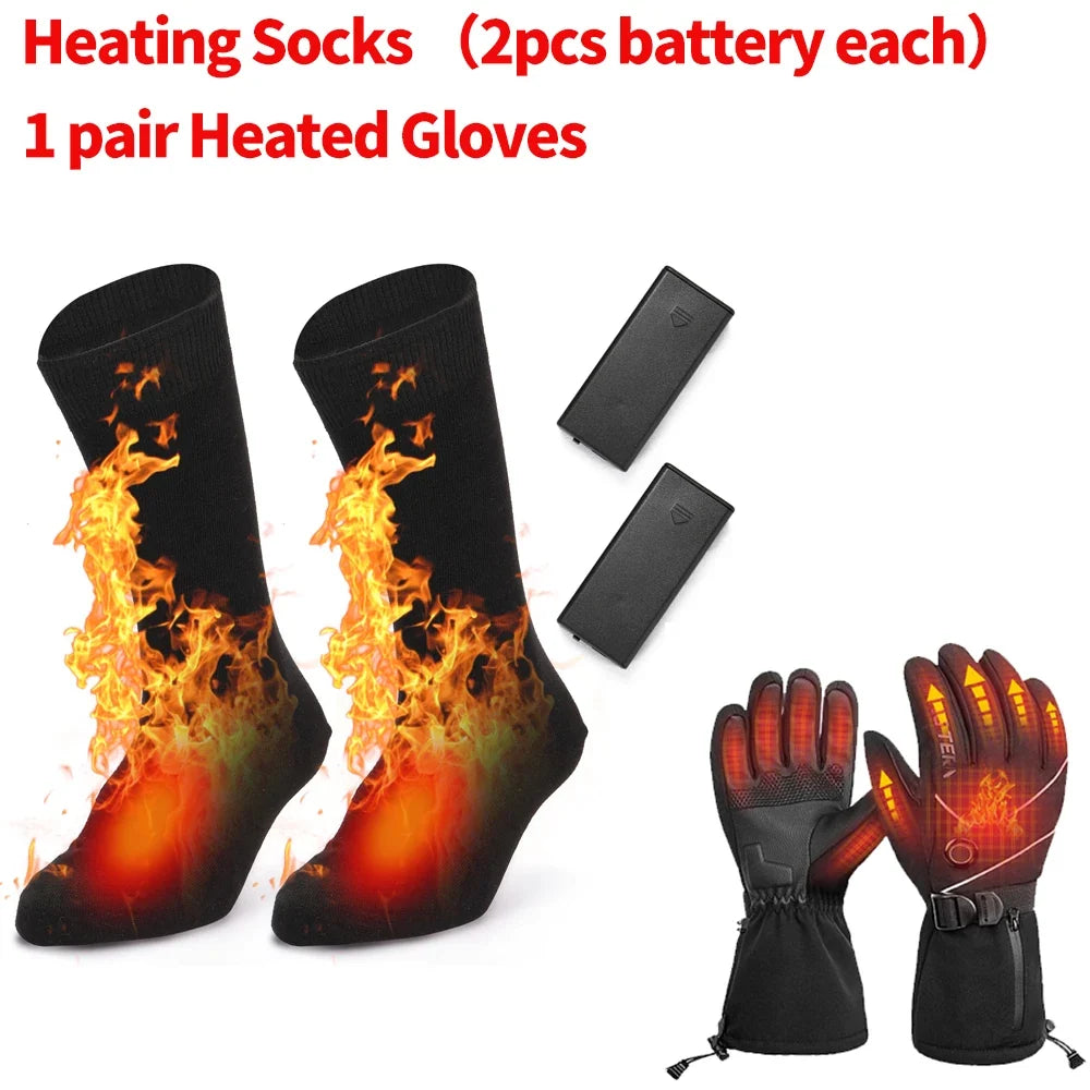 Electric Heated Socks Rechargeable USB | One Size, 6 Colors Electric Heated Socks Qme Set 1 China Mainland