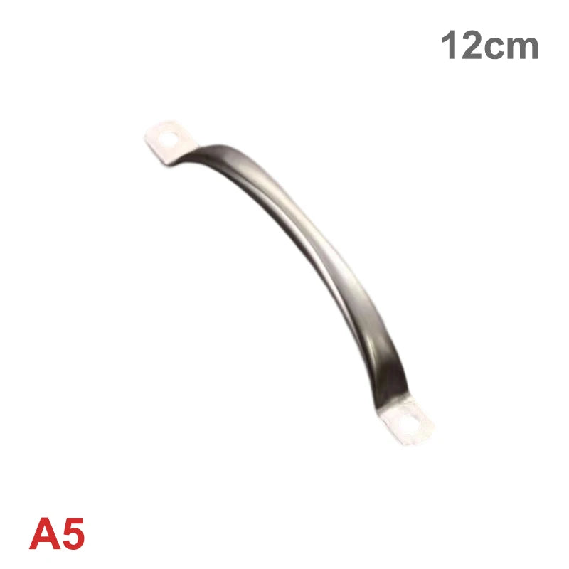 2-Pack Brushed Stainless Steel Cabinet Handles & Drawer Pulls Cabinet Drawer Pulls Qst 5inch