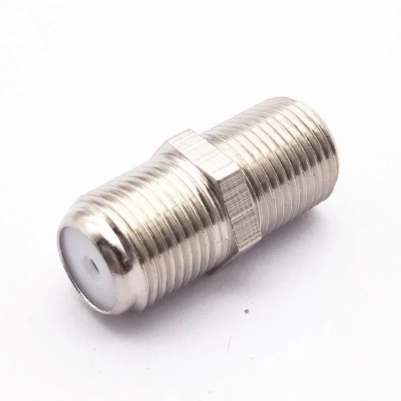 F-Type All Copper Female Coupler Connector for RG6 Coax Cable Coaxial Cable Coupler Qme