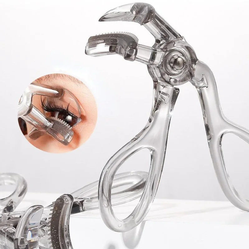 Dual-Type Eyelash Curler Comb – Wide & Partial Clip, Waterproof Eyelash Curler Qme