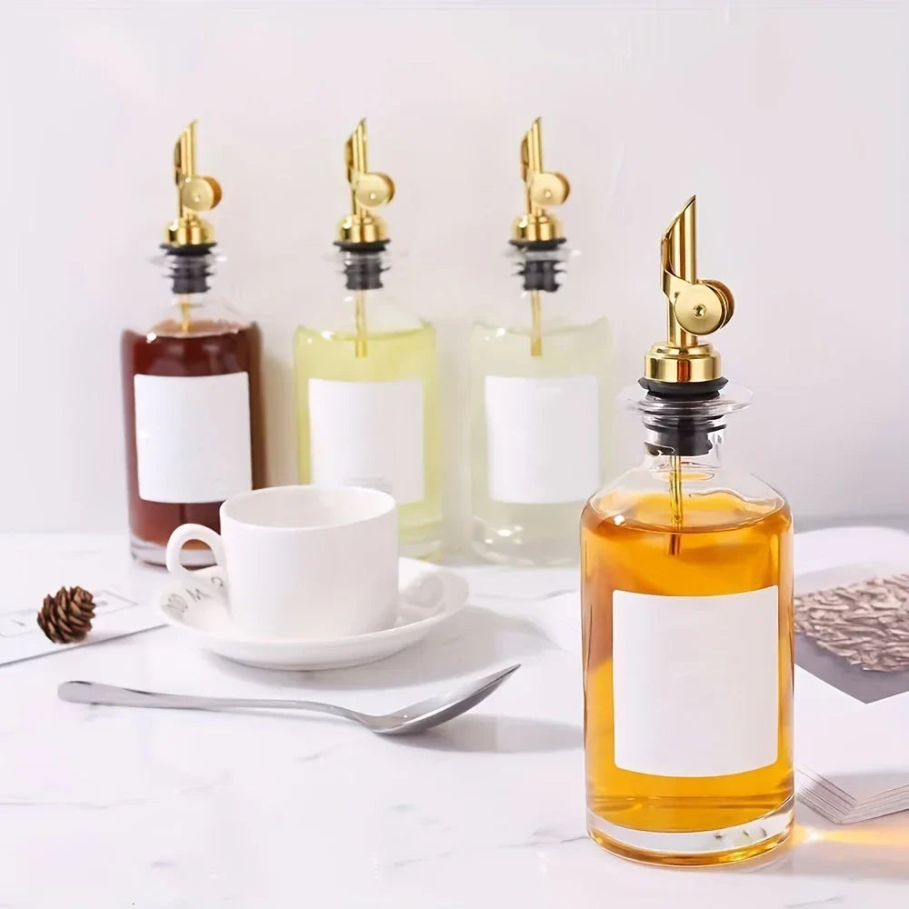 Glass Olive Oil Dispenser Bottle – Vinegar & Seasoning Oil Dispenser Bottle Qme