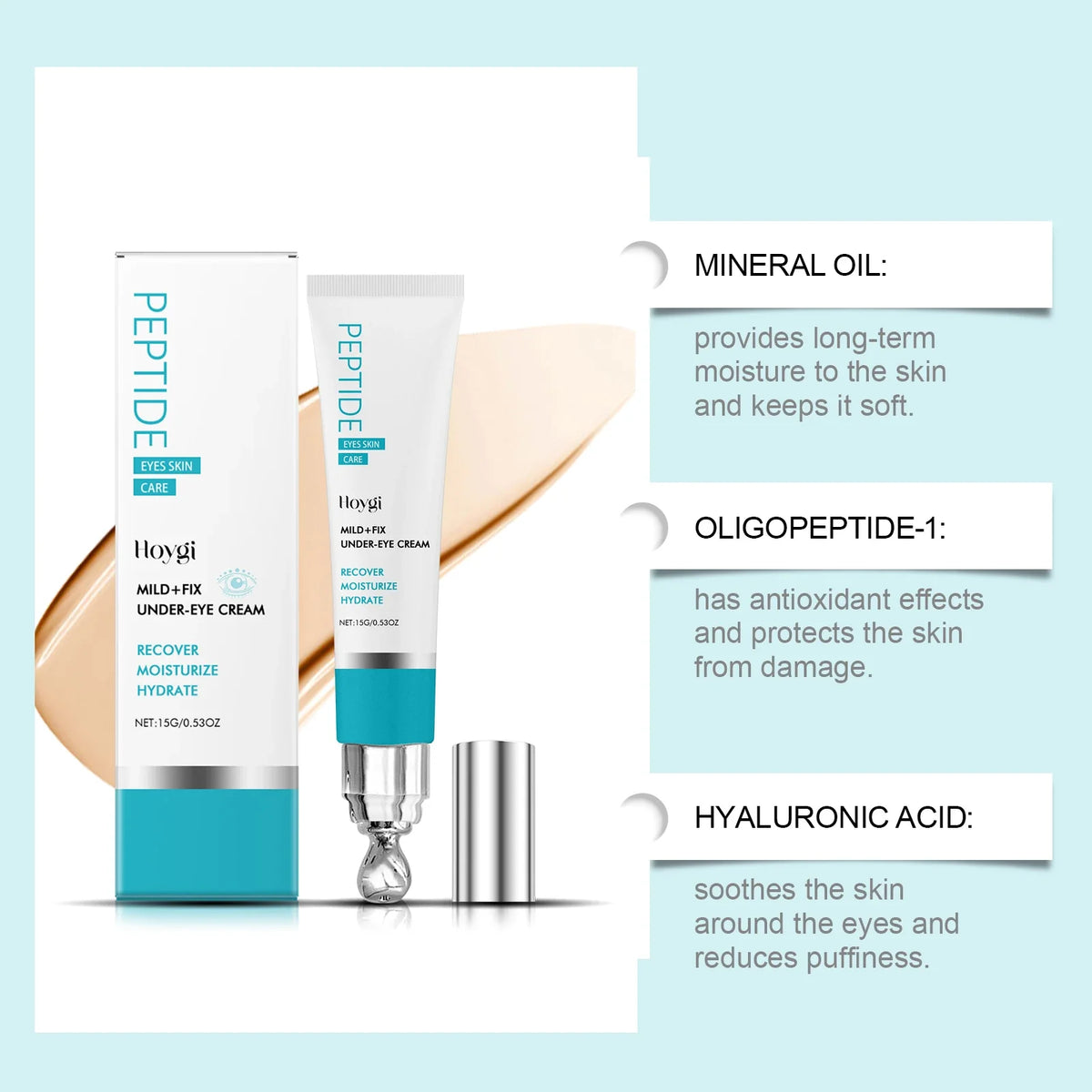 Retinol Bee Venom Peptide Firming Eye Cream | Dark Circles Eye Cream Qme