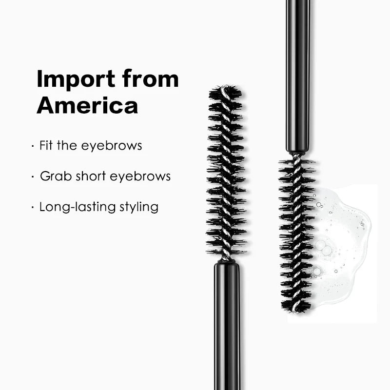 Qme Transparent Eyebrow Gel Wax | Waterproof 3D Brow Styling Eyebrow Gel Wax Qme