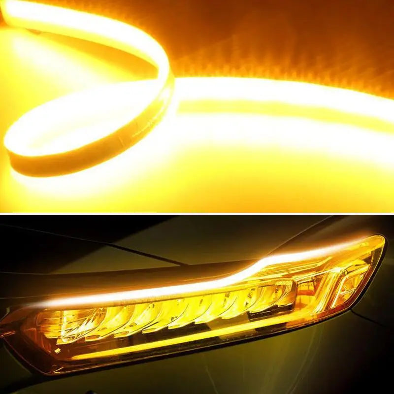 Flexible Waterproof Car DRL LED Strip – Universal Headlight Car DRL LED Strip Qme