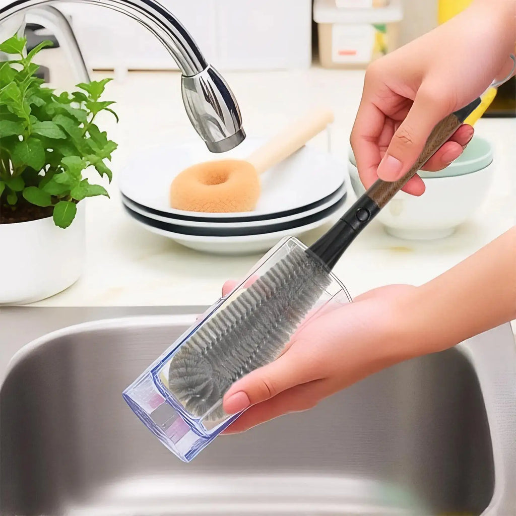 Bottle Cleaning Brush – Deep Drinkware & Tight Space Scrubber Bottle Cleaning Brush Qme