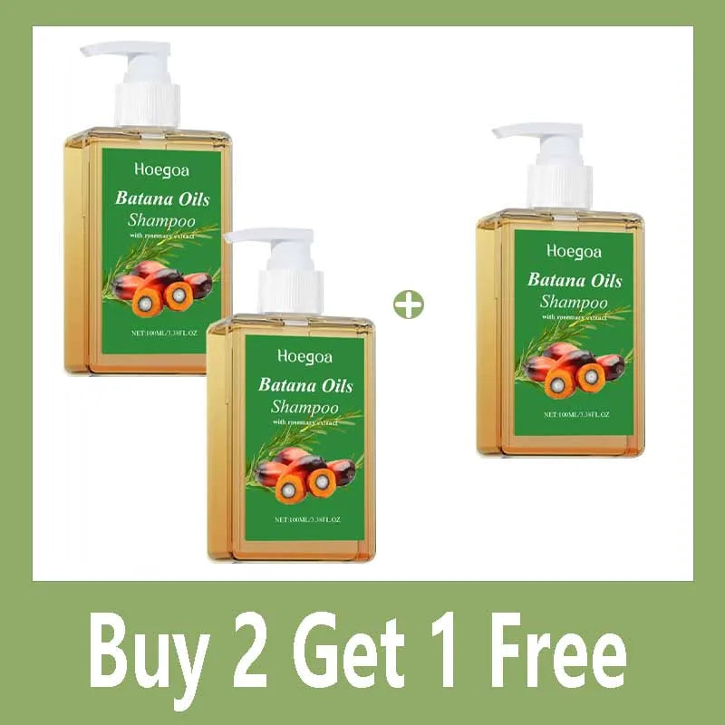 Organic Batana Oil Shampoo – Scalp & Hair Repair | Rosemary Nourishing Shampoo Qme Buy 2 Get 1 Free