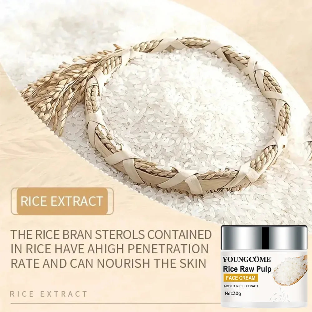 YOUNGCOME Rice Cream – Moisturizing & Firming Face Cream Face Moisturizer Cream Qst