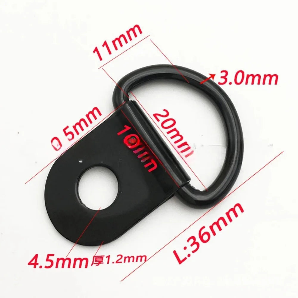 D-Ring Tie Down Anchors Stainless Steel Lashing Hooks 10-Pack Tie Down Anchor Qme