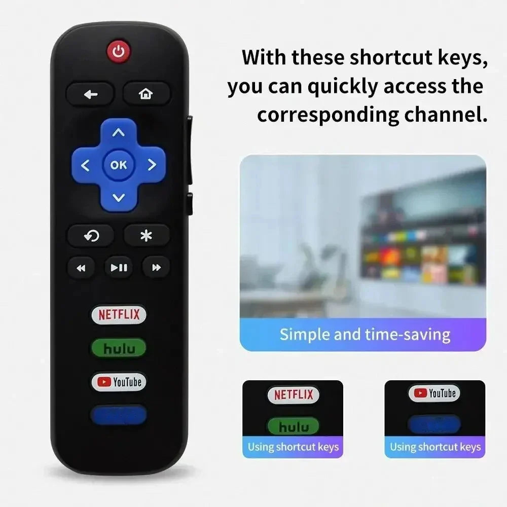 Universal Remote Control for Roku HD XD XS Streaming Player Streaming Remote Control Qme