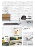 Brick Peel & Stick Wallpaper | Self-Adhesive Vinyl Contact Paper Peel & Stick Wallpaper Qme KL009385 10mx45cm
