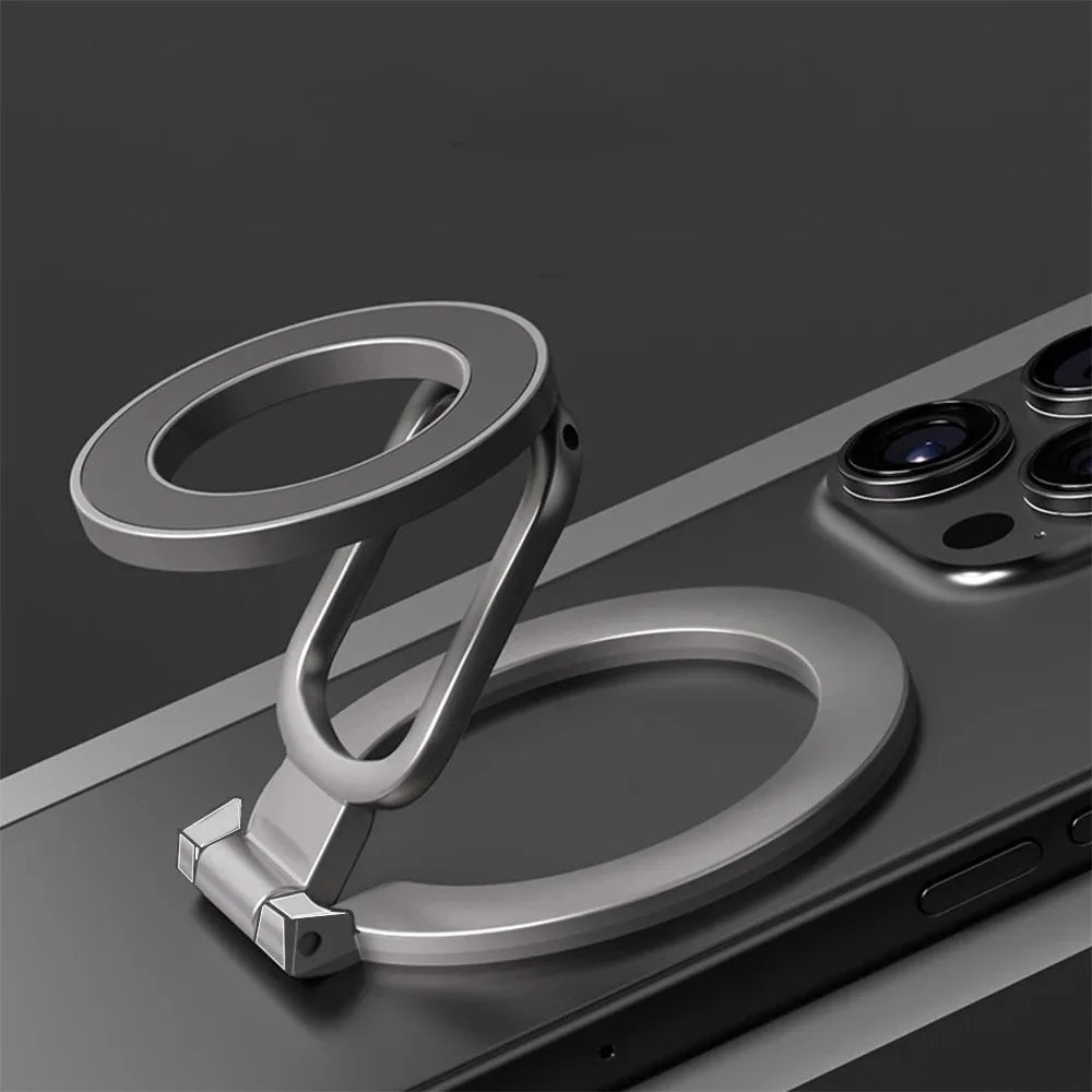 Magnetic Finger Ring Phone Holder Double-Sided Kickstand Phone Ring Stand Qme