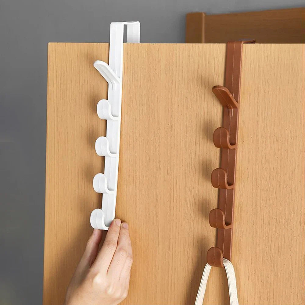 Behind Door Coat Hook Hanger – Wardrobe Storage Rack | Qme Door Hook Rack Qme