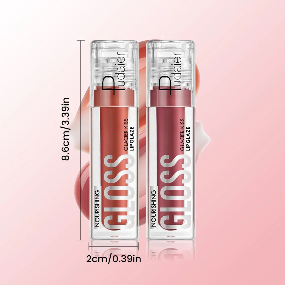 Hydrating Glass Lip Gloss – Plumping, Waterproof, Non-Sticky Lip Gloss Qme