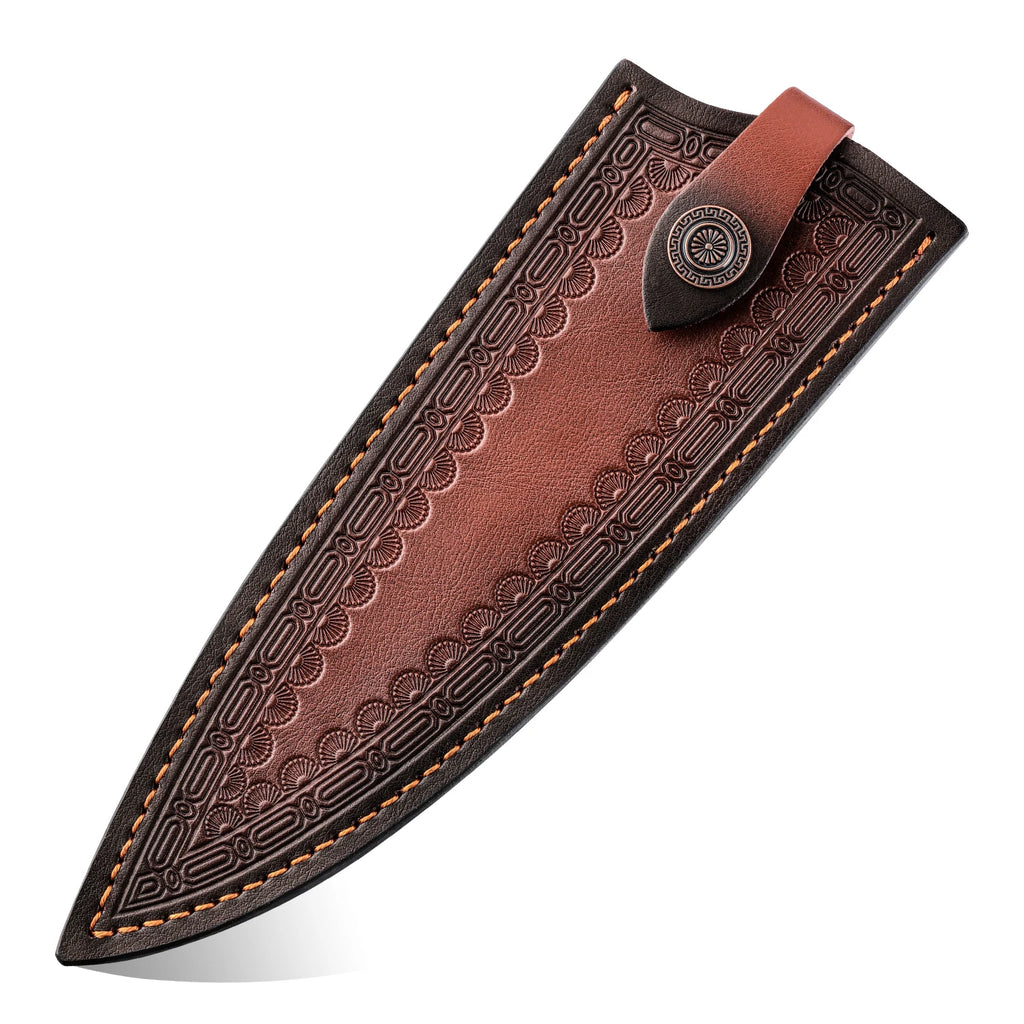 Grandsharp Genuine Cowhide Leather Chef Knife Sheath Knife Sheath Qst knife sheath-1