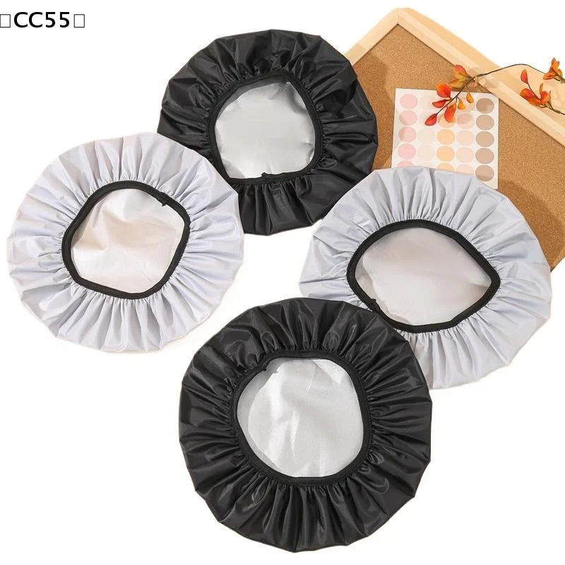 Triple-Layer Waterproof Shower Cap – Extra Large, Reusable Shower Cap Qst